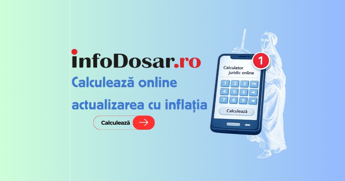 Calculator actualizare cu inflația InfoDosar
