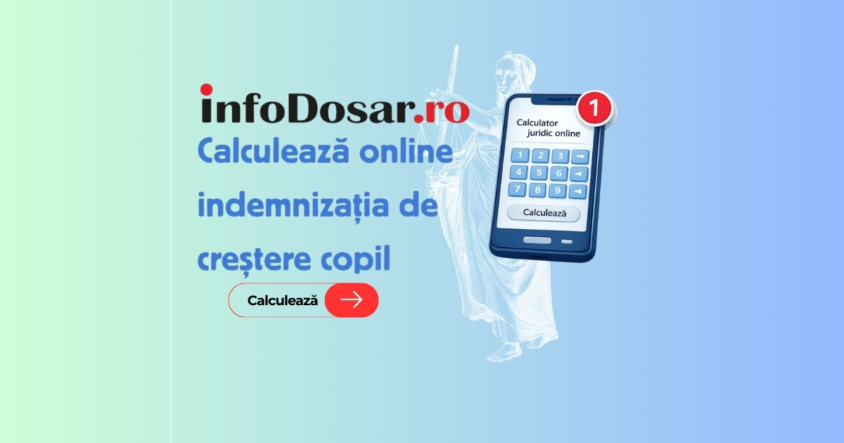 Calculator indemnizație creștere copil InfoDosar