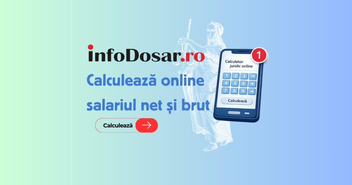 Calculator salariu net brut InfoDosar