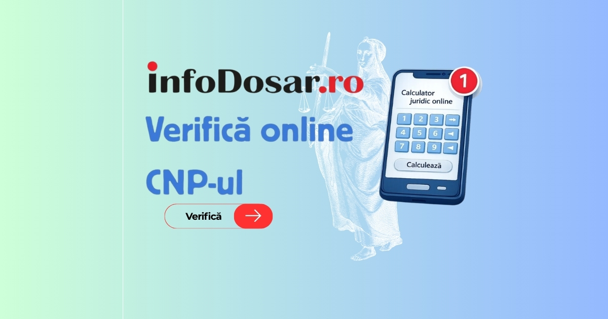 Verificare CNP InfoDosar